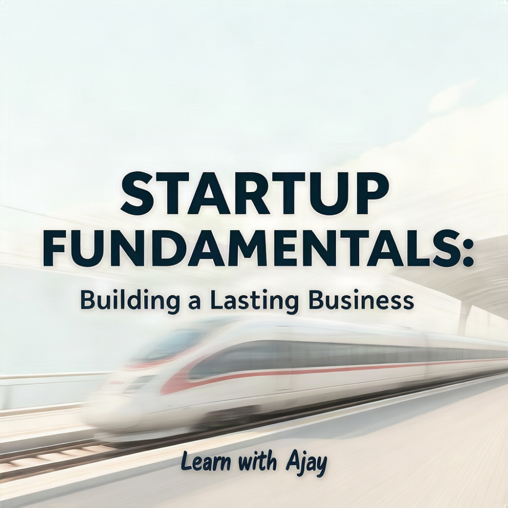 Startup Fundamentals: Building a Lasting Business